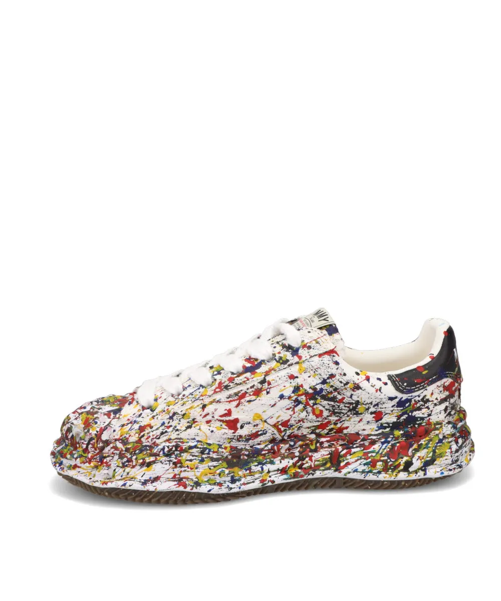 BLAKEY/ORIGINAL SOLE SPUTTERING CANVAS LOW-TOP SNEAKER